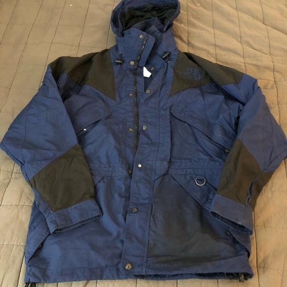 Vintage RARE The North Face GORE-TEX BlueLight Ski Parka Rain Jckt Men's SMALL - Picture 1 of 8